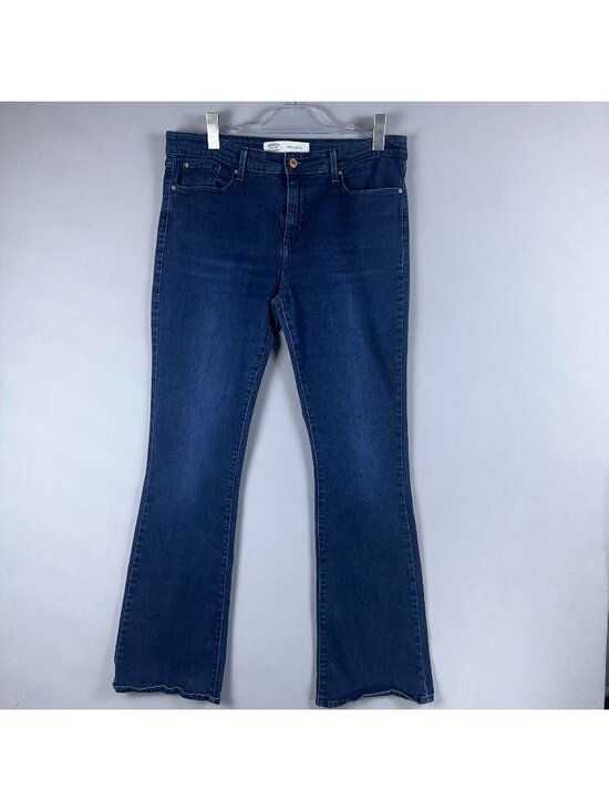 Signature by Levi Strauss Denim - Signature By Levi Strauss Jeans Size 14 Large Bootcut Mid Rise Blue Dark Wash